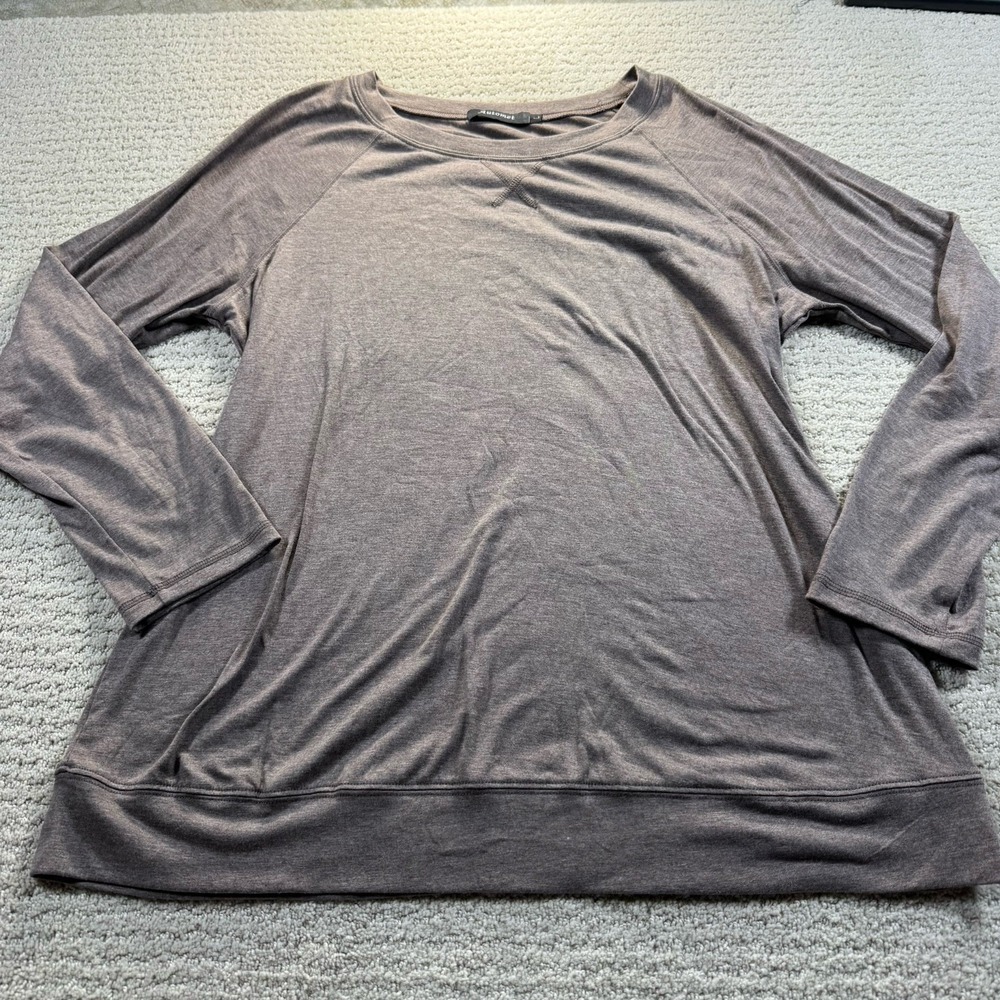 Automate Taupe Long Sleeve Shirt Size Large‎